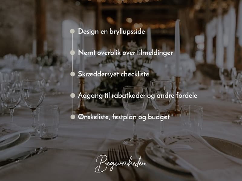 bryllup tidslinje skabelon