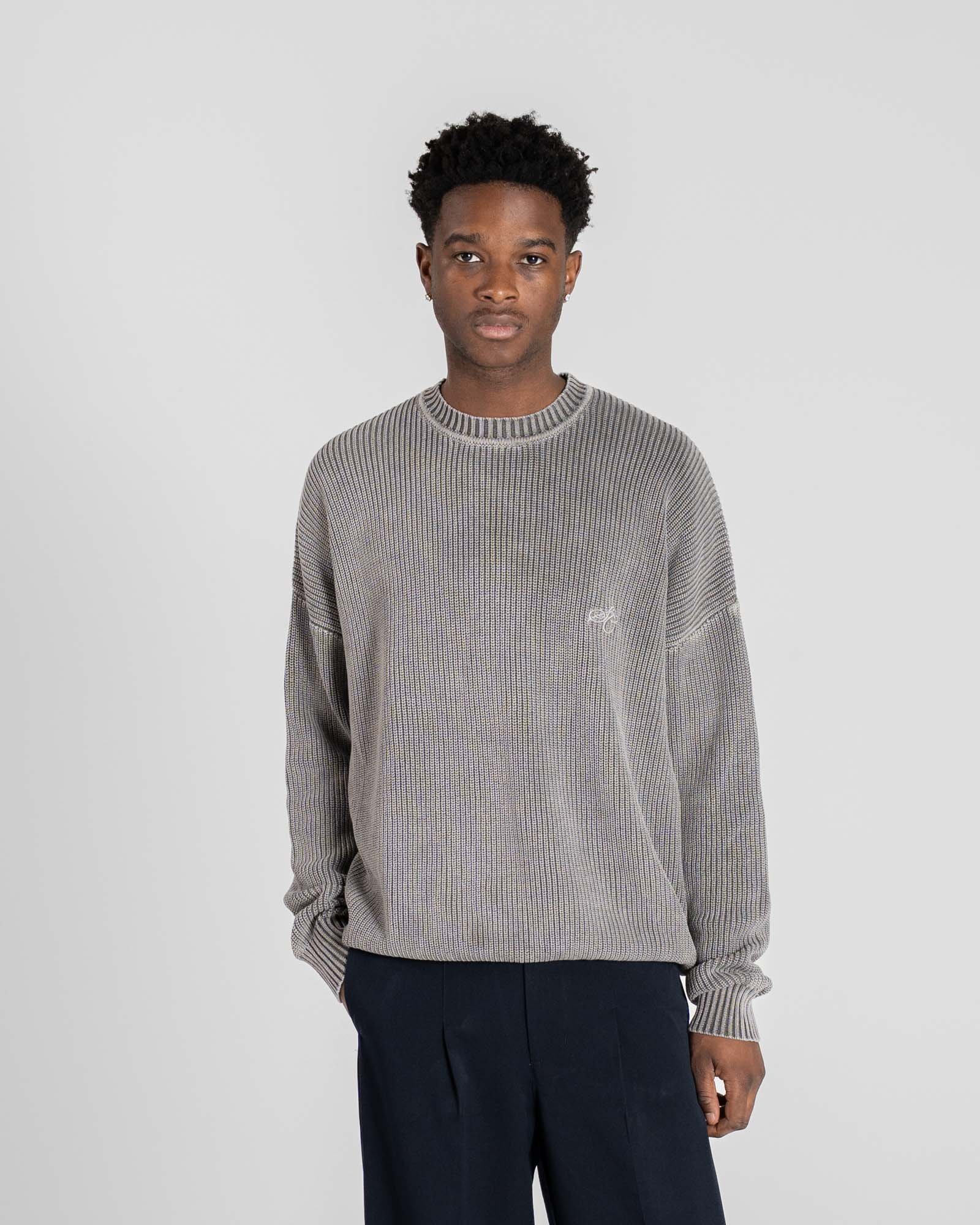 Washed Knit Grey | Køb hos Skagen-clothing.dk